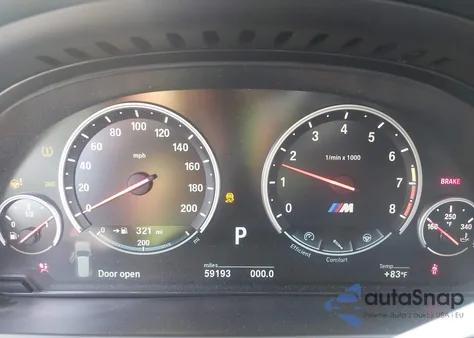 2018 BMW X5 M из США, поврежденный, VIN 5YMKT6C57J0Y83680